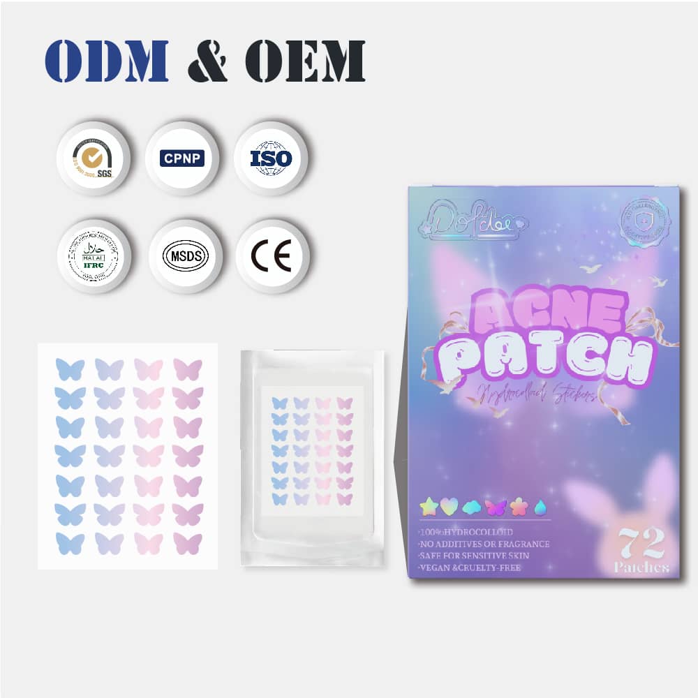 Advanced Holographic Hydrocolloid Acne Patches
